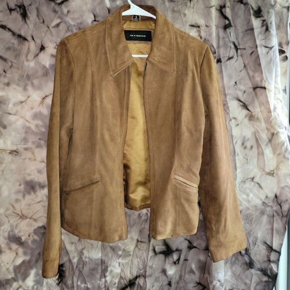 Vintage Suede Leather Jacket Butter Soft Jim and MaryLou S - Picture 1 of 4